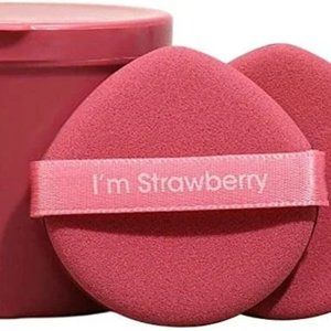7PCS Strawberry Cosmetic Puff Set Double Sided (water drop)